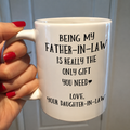 Gift For Father In Law Being My Father In Law Is Really The Only Gift You Need Father Day Daddy Ceramic Mug CP