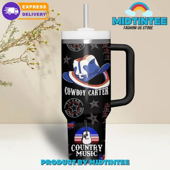 Beyonce Cowboy Carter Country Music Gift for her,him, Birthday Xmas Halloween Gift 30oz or 40oz Tumbler LN