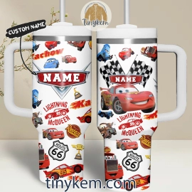 Cars Lightning Mcueen Customized 30oz or 40 Oz Tumbler HG