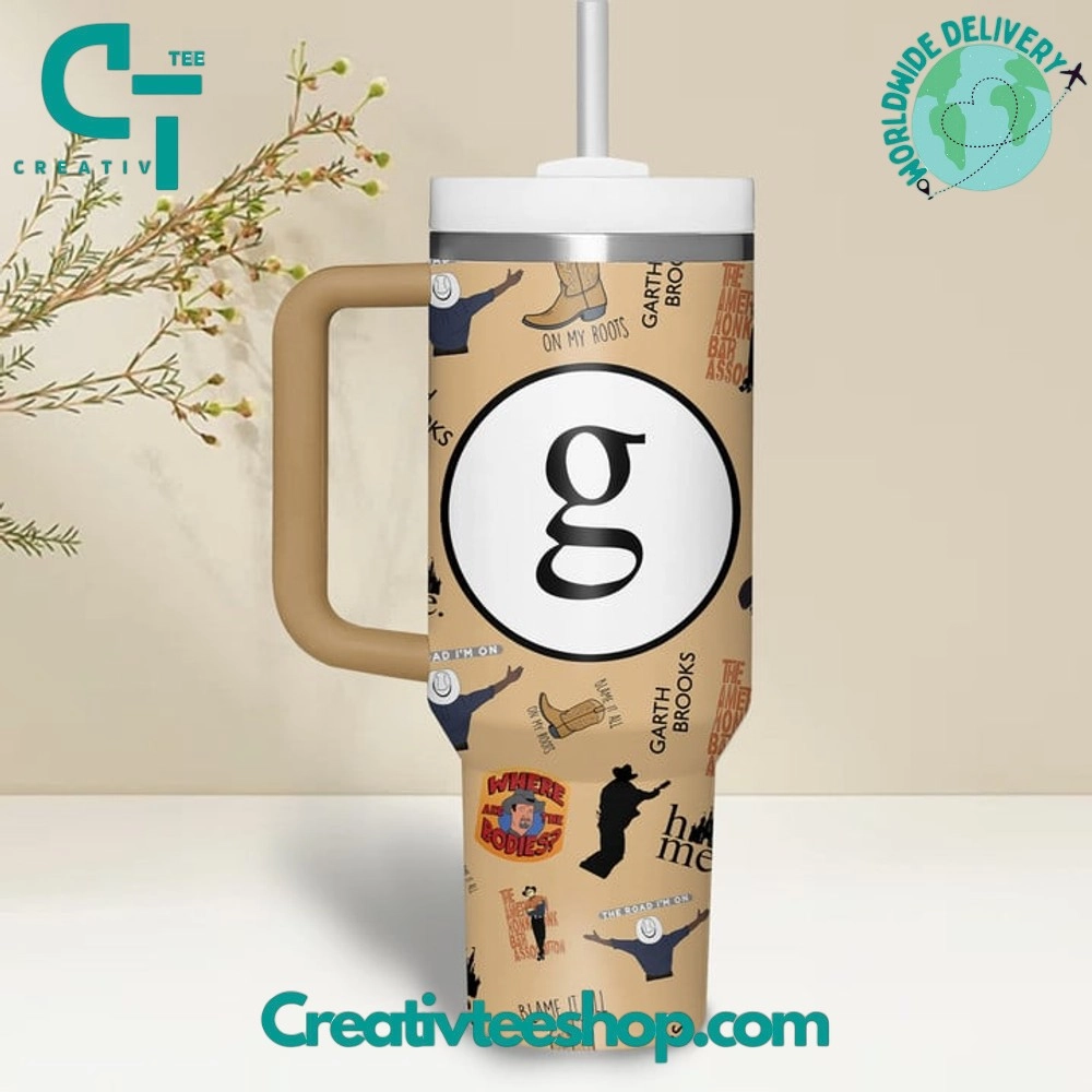 Garth Brooks Much To Young Gift for Her, Him on Birthday Xmas 30oz or 40oz Tumbler LN
