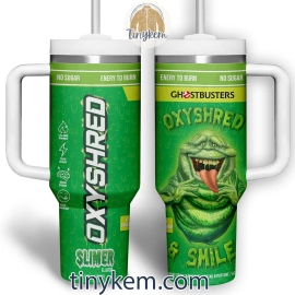 Ghostbusters Oxyshred & Smile Customized 30oz or 40 Oz Tumbler HG