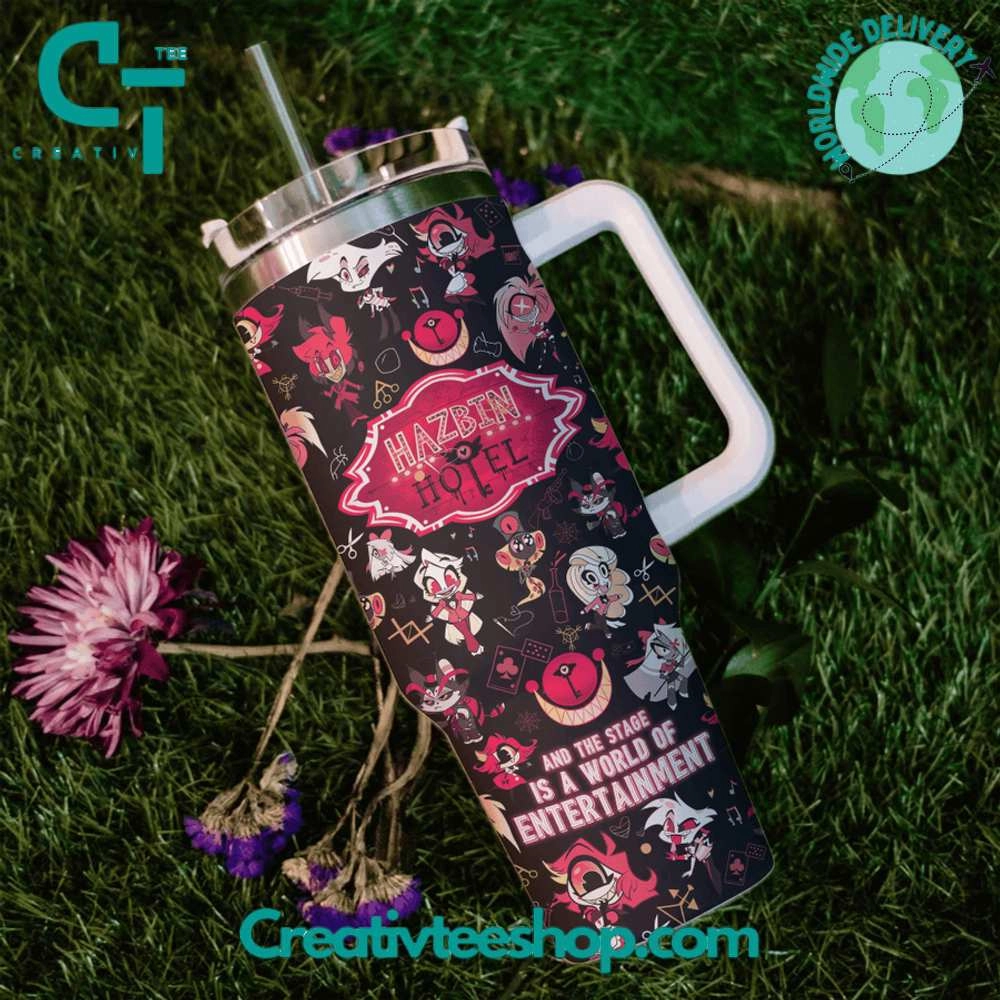 Hazbin Hotel Coffee Black Gift for Her, Him on Birthday Xmas 30oz or 40oz Tumbler LN