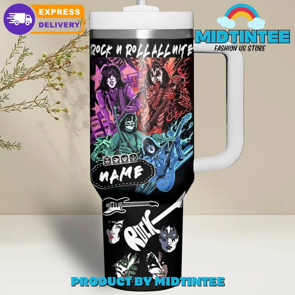 Kiss Band Rock N Roll All Night Customized Gift for her,him, Birthday Xmas Halloween Gift 30oz or 40oz Tumbler LN