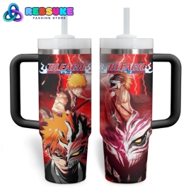 Kurosaki Ichigo Bleach  30oz Or 40oz Stainless Steel Tumbler With Handle HG