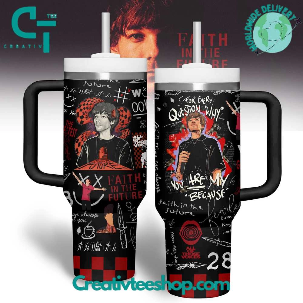 Louis Tomlinson Gift for Her, Him on Birthday Xmas 30oz or 40oz Tumbler LN