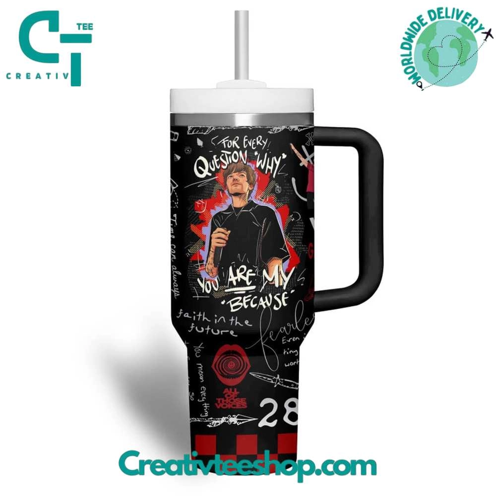 Louis Tomlinson Gift for Her, Him on Birthday Xmas 30oz or 40oz Tumbler LN