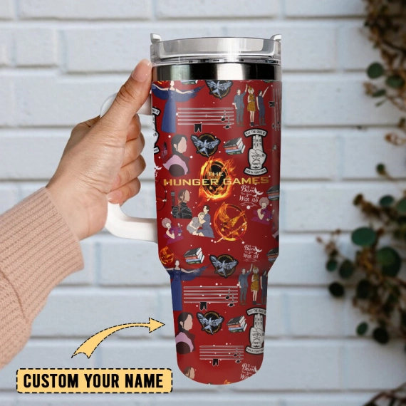 The Hunger Games TV Series Adventure Film Custom Quencher 30oz or 40oz Stainless Steel Tumbler With Handle, Best Gifts NVA