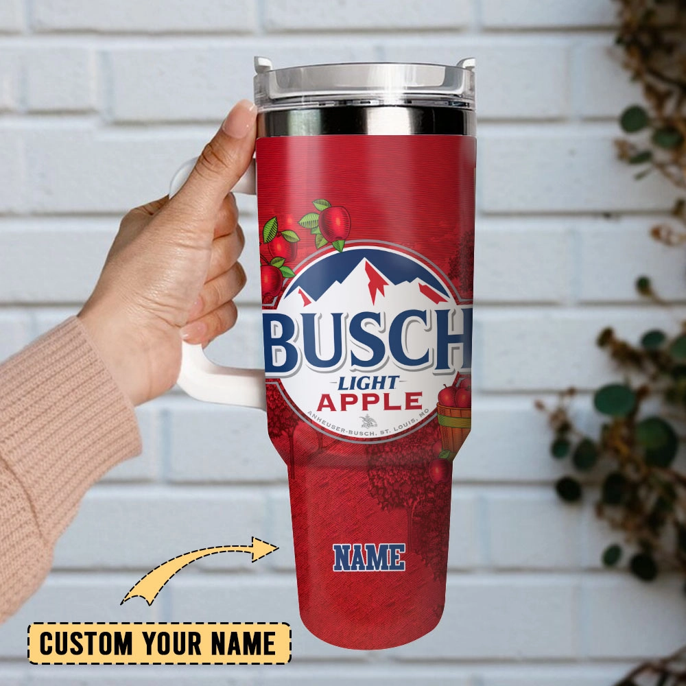 BUSCH Drink Custom Stanley Quencher 30oz or 40oz Stainless Steel Tumbler With Handle HG