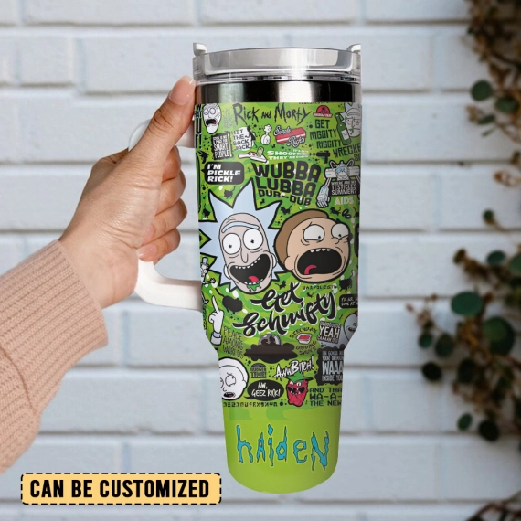 Richard and Mortimer Cartoon Custom Quencher 30oz Or 40oz Stainless Steel Tumbler With Handle HG