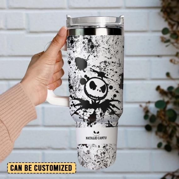 The Nightmare Before Christmas Cartoon Custom Quencher 30oz Or 40oz Stainless Steel Tumbler With Handle HG