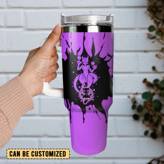 Pokemon Cartoon Custom Quencher 30oz Or 40oz Stainless Steel Tumbler With Handle HG