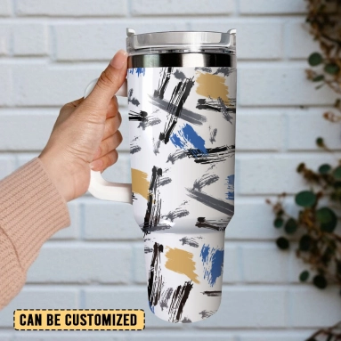 30oz Or 40oz Artwork Custom Quencher  Stainless Steel Tumbler With Handle HG