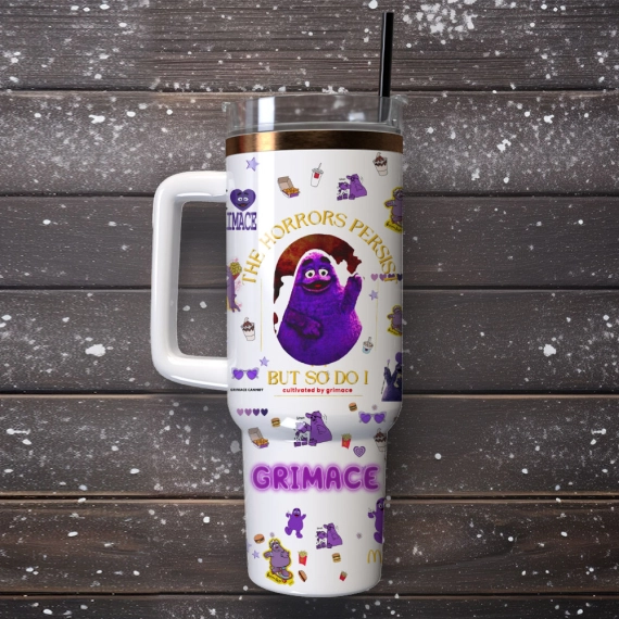Gimace McDonaland Custom  Quencher 30oz or 40oz Stainless Steel Tumbler With Handle,  Best gifts for Friend Family NVA