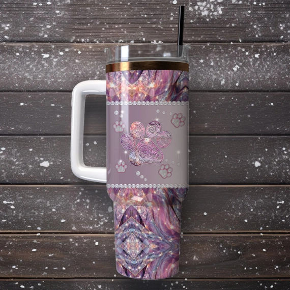 40oz Artwork Custom Quencher Stainless Steel Tumbler With Handle HG