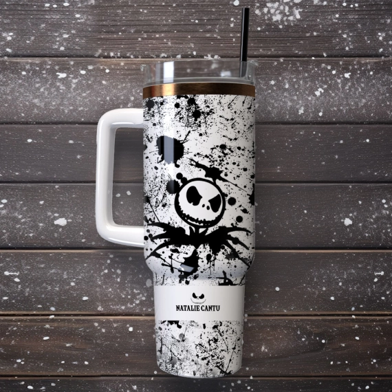The Nightmare Before Christmas Cartoon Custom Quencher 30oz Or 40oz Stainless Steel Tumbler With Handle HG