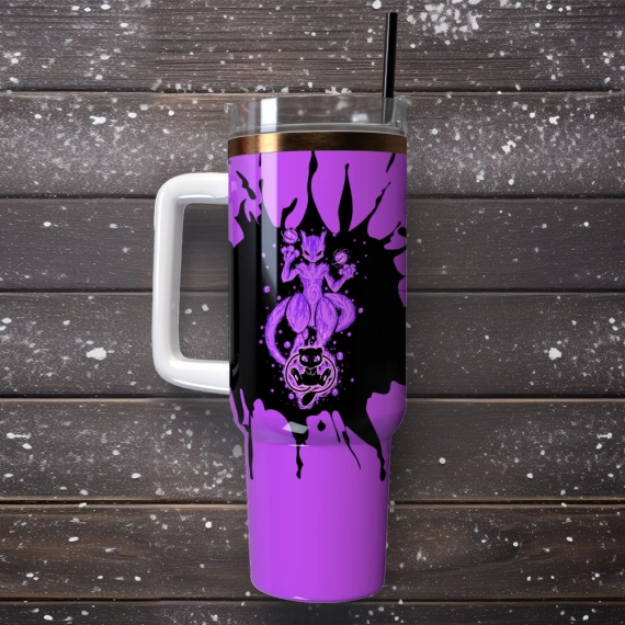 Pokemon Cartoon Custom Quencher 30oz Or 40oz Stainless Steel Tumbler With Handle HG