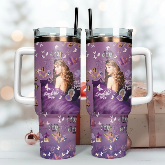 Taylor Swift Eras Tour 13 Custom  Quencher 30oz or 40oz Stainless Steel Tumbler With Handle,  Best gifts for Friend Family NVA