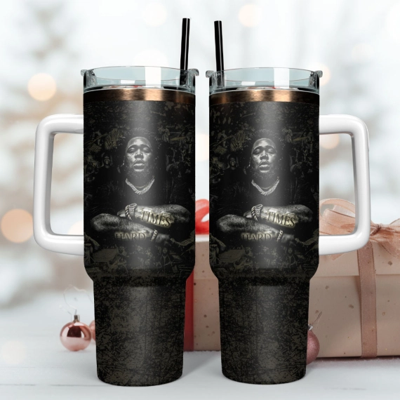 Rod Wave Singer Rapper Custom  Quencher 30oz or 40oz Stainless Steel Tumbler With Handle,  Best gifts for Friend Family NVA