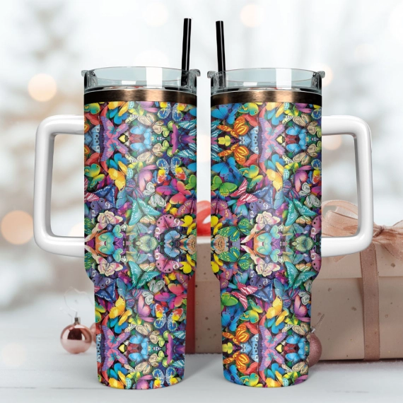 Karol G Music Custom  Quencher 30oz or 40oz Stainless Steel Tumbler With Handle,  Best gifts for Friend Family NVA