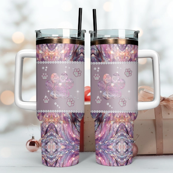 40oz Artwork Custom Quencher Stainless Steel Tumbler With Handle HG