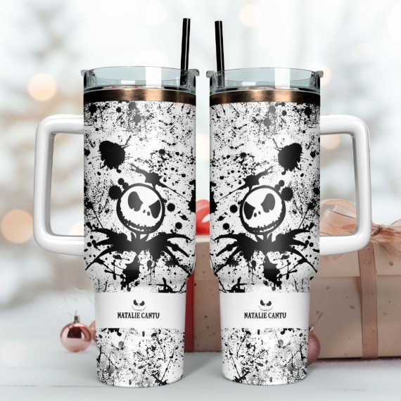 The Nightmare Before Christmas Cartoon Custom Quencher 30oz Or 40oz Stainless Steel Tumbler With Handle HG