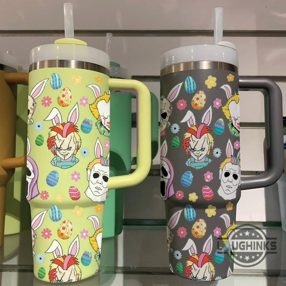 Peeps Horror Killer Halloween Movie Character Cosplay Easter Rabbits Happy Easter 30oz or 40oz Tumbler HG