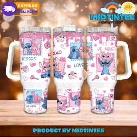 Pink Valentines Birthday Xmas Gift For Her Him 30oz or 40oz Tumbler LN