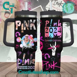 Pink Summer Carnival 2024 Gift for Her, Him on Birthday Xmas 30oz or 40oz Tumbler LN