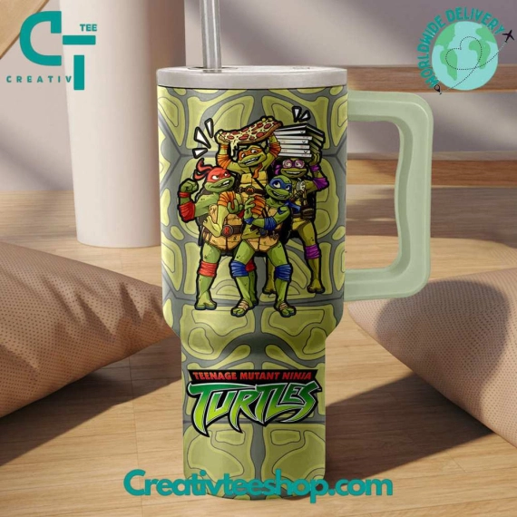 Teenage Mutant Ninja Turtles Pizza Power Gift for Her, Him on Birthday Xmas 30oz or 40oz Tumbler LN