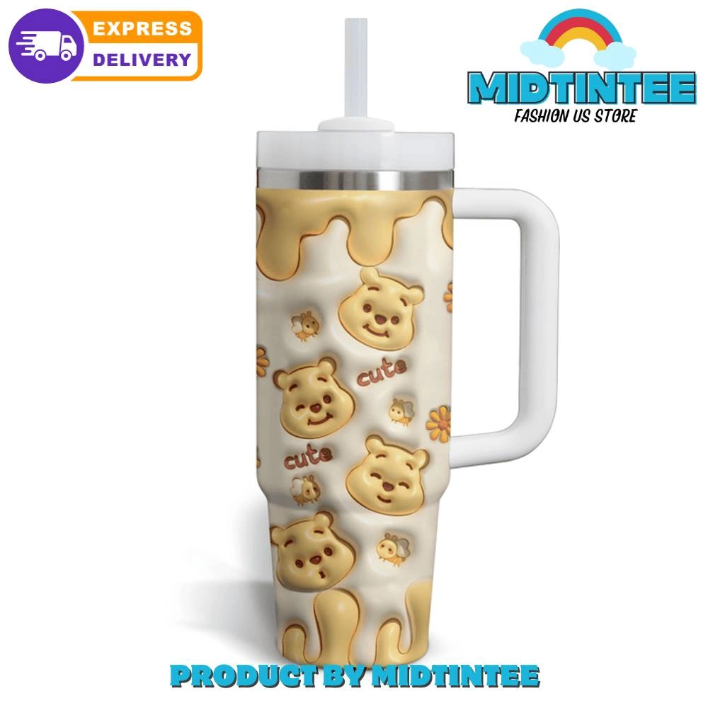 Winnie The Pooh Hello Honey Cute Gift for her,him, Birthday Xmas Halloween Gift 30oz or 40oz Tumbler LN