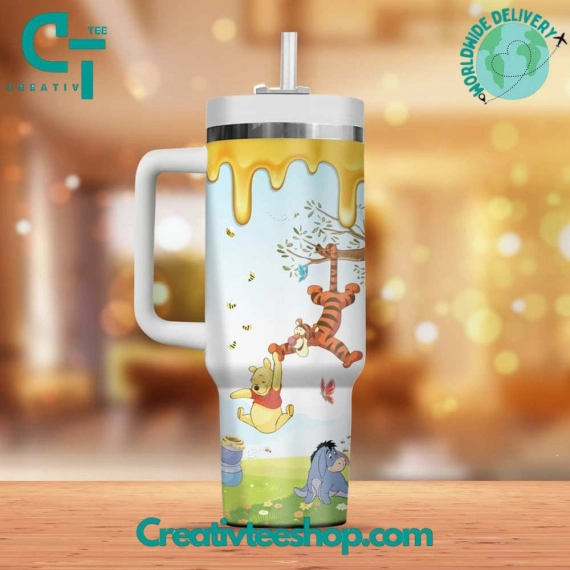 Winnie the Pooh Band Gift for Her, Him on Birthday Xmas 30oz or 40oz Tumbler LN