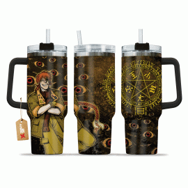 Captain Pip Bernadotte Hellsing Anime Custom   Quencher 30oz or 40oz Stainless Steel Tumbler With Handle HG