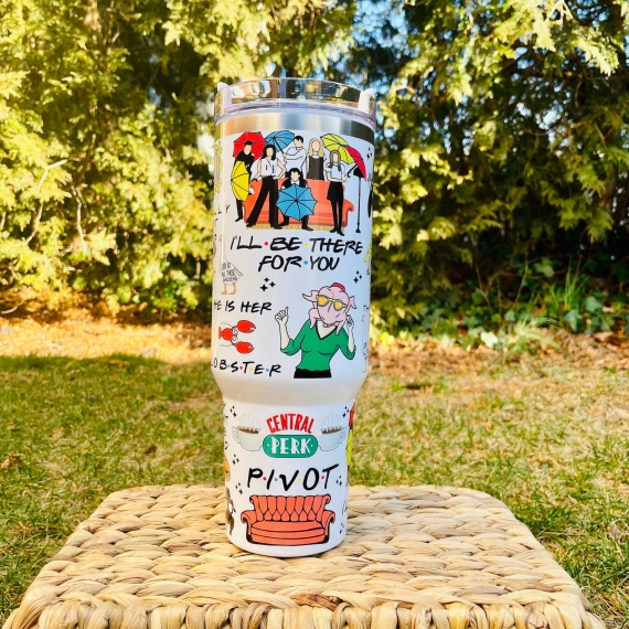 Friends TV Series Custom Quencher 30oz or 40oz Stainless Steel Tumbler HG