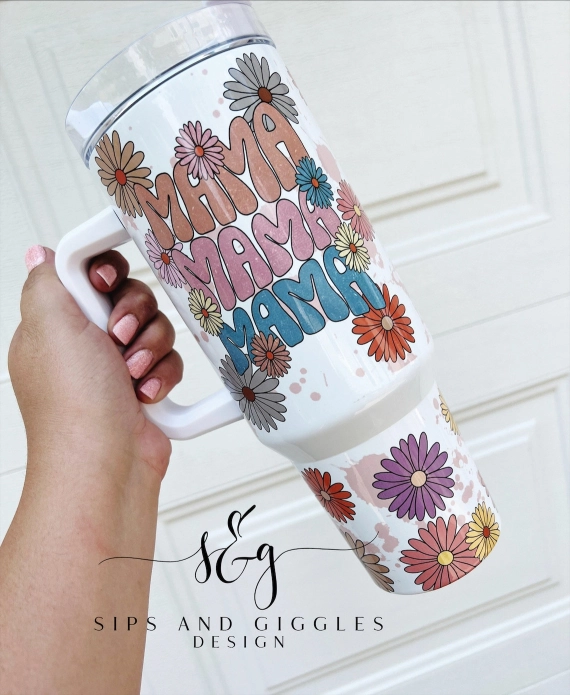 Mama 30oz or 40oz tumbler Mother's day Gifts for mom HG