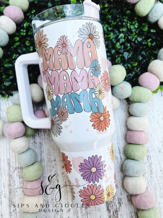 Mama 30oz or 40oz tumbler Mother's day Gifts for mom HG