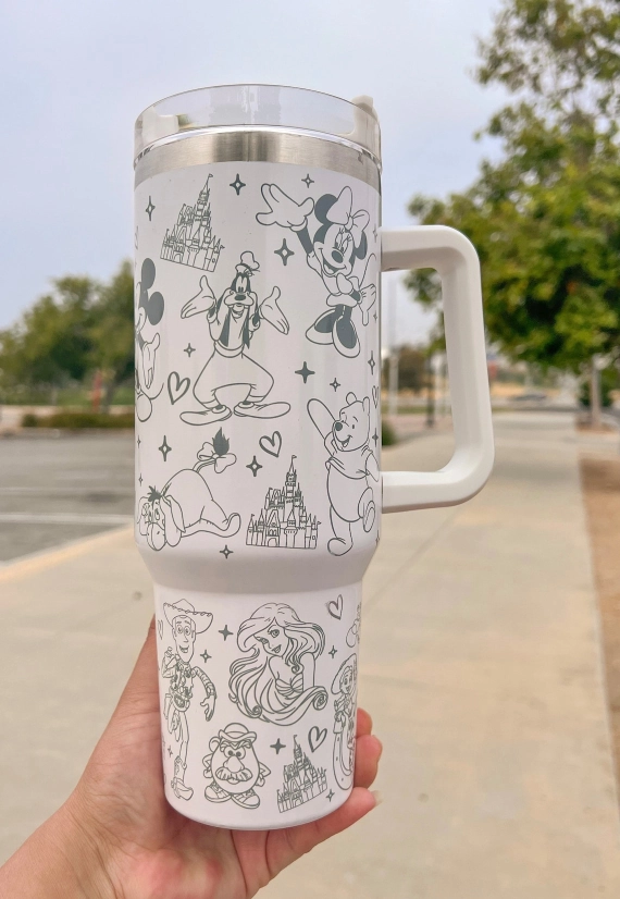 Disney Mickey& Friends  Magic park 40 oz tumbler |  30oz or 40oz tumbler| travel mug HG