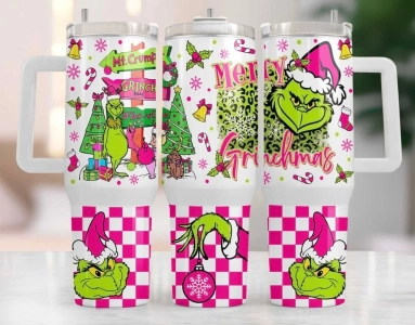 Merry Christmas Grinch 30oz or 40oz tumbler HG