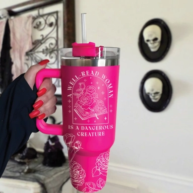 Well Read Woman Bookish Tumbler 30oz or 40oz Book Lovers 40oz Tumbler Funny Bookish Girl Cup Gift For Her Him Birthday Gift LN