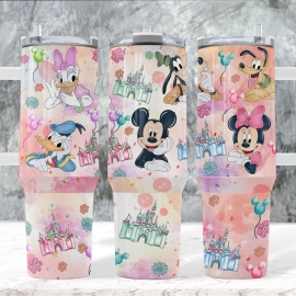 Cartoon Tumbler 30oz or 40oz Quencher Tumbler Gift For Her Him Birthday Gift LN Cartoon Tumbler Cartoon Kid TumblerTumbler