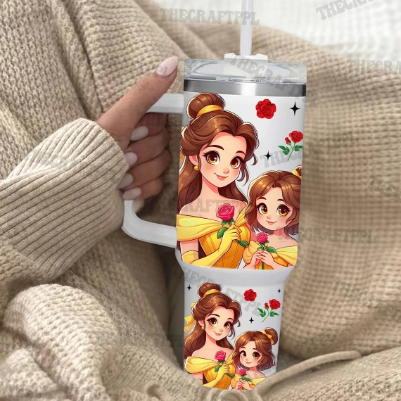Princess And Prince 30oz or 40oz Quencher Tumbler Gift For Her Him Birthday Gift LN Best Mom Ever Tumbler Mothers Day Gift 40oz