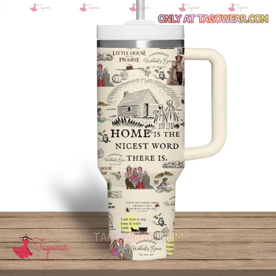 Little House on the Prairie TV Series Quencher 30oz or 40oz Stainless Steel Tumbler With Handle, Best Gifts NVA
