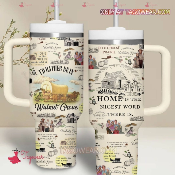 Little House on the Prairie TV Series Quencher 30oz or 40oz Stainless Steel Tumbler With Handle, Best Gifts NVA