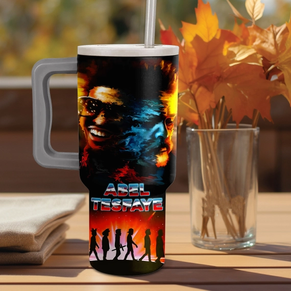 The Weekend Music Custom Stanley Quencher 40oz Stainless Steel Tumbler HG With Handle