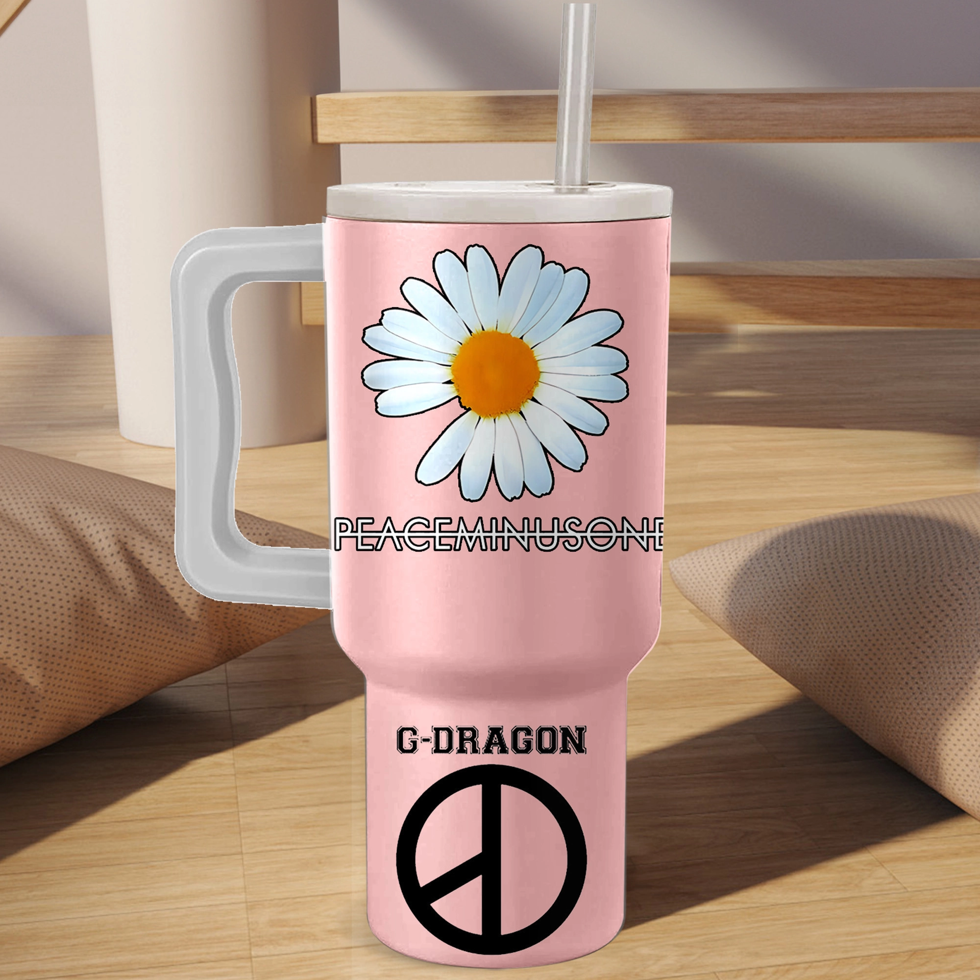 Valentine G-Dragon Music Custom Stanley Quencher 40oz Stainless Steel Tumbler HG With Handle