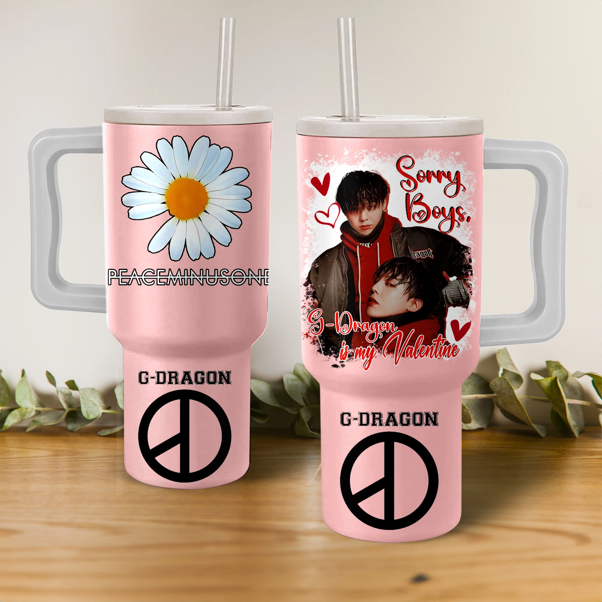Valentine G-Dragon Music Custom Stanley Quencher 40oz Stainless Steel Tumbler HG With Handle