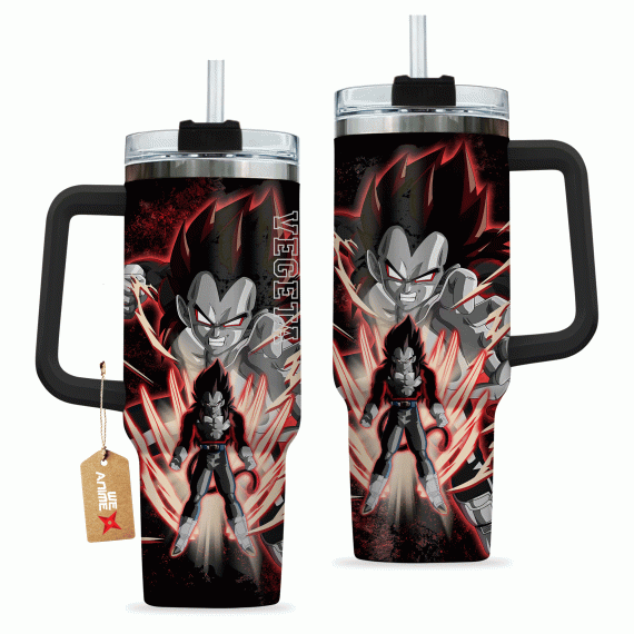 Vegeta Super Saiyan 4 Dragon Ball Anime Custom   Quencher 30oz or 40oz Stainless Steel Tumbler With Handle HG