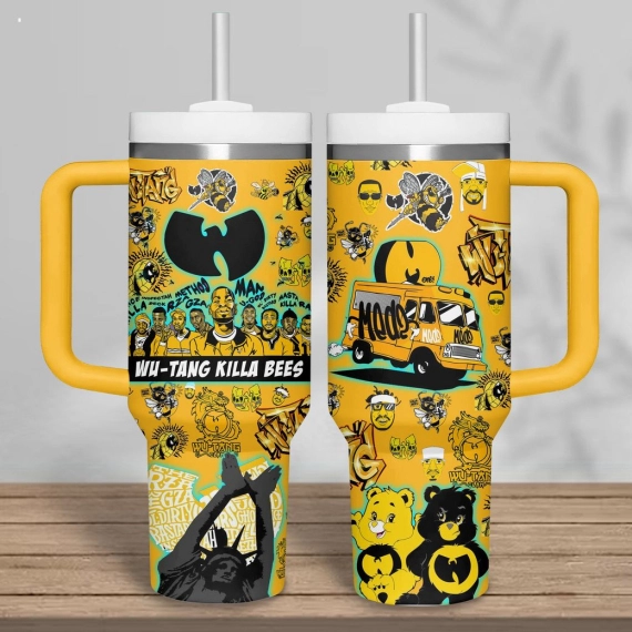Wu-Tang Clan Music Custom   Quencher 30oz or 40oz Stainless Steel Tumbler HG With Handle
