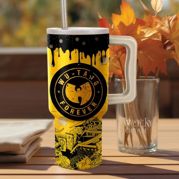 Wu-Tang Clan?Music Custom Stanley Quencher 40oz Stainless Steel Tumbler HG With Handle