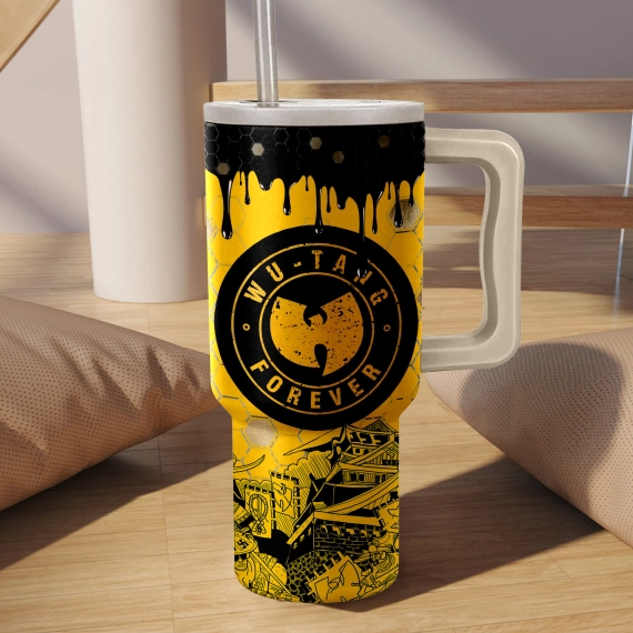 Wu-Tang Clan?Music Custom Stanley Quencher 40oz Stainless Steel Tumbler HG With Handle