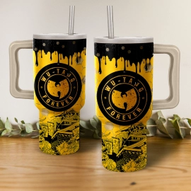 Wu-Tang Clan?Music Custom Stanley Quencher 40oz Stainless Steel Tumbler HG With Handle